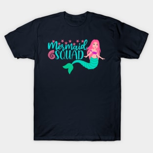 Mermaid Squad - Mermaid T-Shirt Mug Sticker T-Shirt